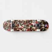 Skateboard mit farbiger Schleusengestaltung (Horizontal)