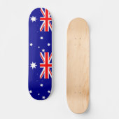 Skateboard mit Flagge Australiens (Vorderseite)