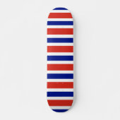 Skateboard mit Flagge Costa Ricas (Vorne)