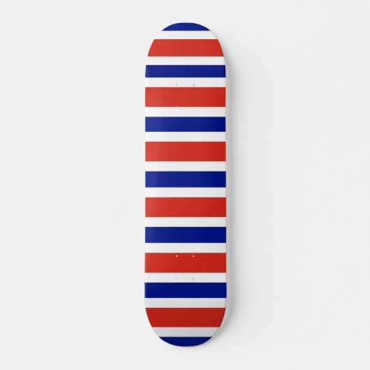 Skateboard mit Flagge Costa Ricas (Vorne)
