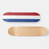 Skateboard mit Flagge der Niederlande (Horizontal)