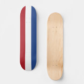 Skateboard mit Flagge der Niederlande (Vorderseite)