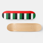 Skateboard mit Flagge der Vereinigten Arabischen E (Horizontal)