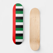 Skateboard mit Flagge der Vereinigten Arabischen E (Vorderseite)