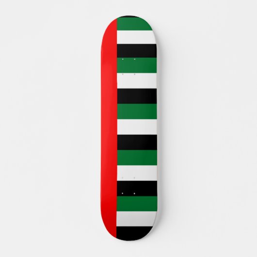 Skateboard mit Flagge der Vereinigten Arabischen E (Vorne)
