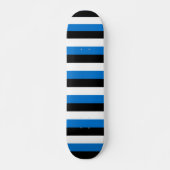 Skateboard mit Flagge Estlands (Vorne)
