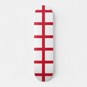 Skateboard mit Flagge von England
