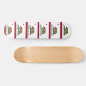 Skateboard mit Flagge von Kalifornien (Horizontal)