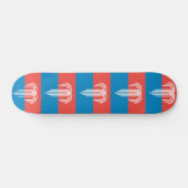 Skateboard mit Flagge von Kansas City, Missouri (Horizontal)