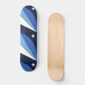 Skateboard mit Flagge von Kolumbien, South Carolin (Vorderseite)