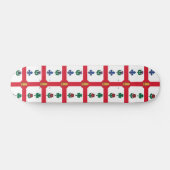 Skateboard mit Flagge von Montreal, Kanada (Horizontal)
