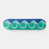 Skateboard mit Flagge von Ottawa, Kanada (Horizontal)