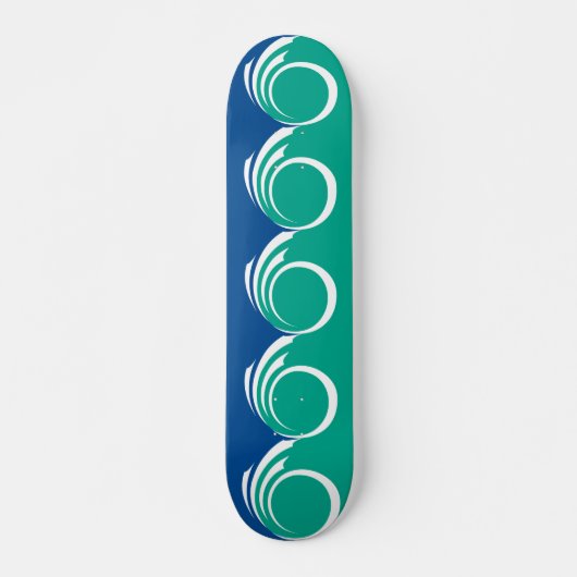 Skateboard mit Flagge von Ottawa, Kanada (Vorne)