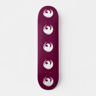 Skateboard mit Flagge von Phoenix City, Arizona