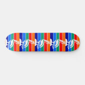 Skateboard mit Flagge von St. Petersburg, Florida (Horizontal)