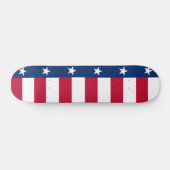 Skateboard mit Flagge von Texas (Horizontal)