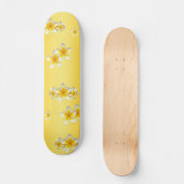 Skateboard mit Frangapani-Blume (Vorderseite)