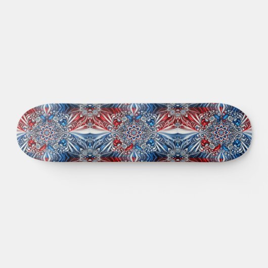 Skateboard mit französischem Farbdesign (Horizontal)