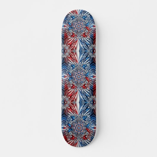 Skateboard mit französischem Farbdesign (Vorne)