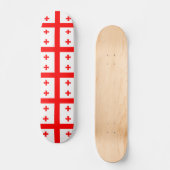 Skateboard mit georgischer Flagge (Vorderseite)