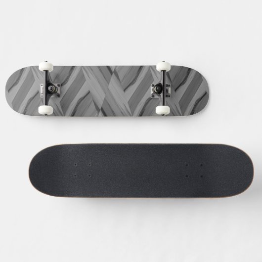 Skateboard mit grauem Marmor (Horizontal)