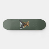 Skateboard mit Grizzlybär (Horizontal)