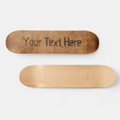 Skateboard mit Ihrem Text anpassen oder entfernen (Horizontal)