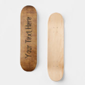 Skateboard mit Ihrem Text anpassen oder entfernen (Vorderseite)