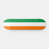 Skateboard mit irischer Flagge (Horizontal)