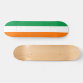 Skateboard mit irischer Flagge (Horizontal)