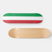 Skateboard mit italienischer Flagge (Horizontal)