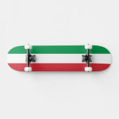 Skateboard mit italienischer Flagge (Horizontal)