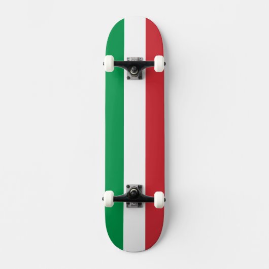Skateboard mit italienischer Flagge (Vorderseite)