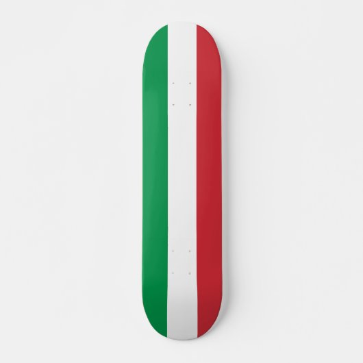 Skateboard mit italienischer Flagge (Vorne)