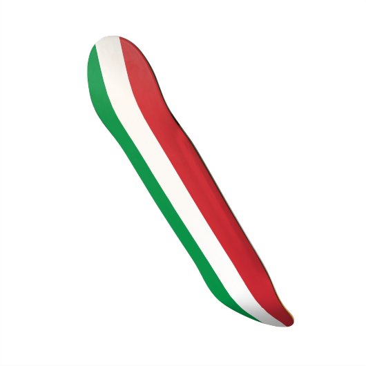 Skateboard mit italienischer Flagge (Vorderseite)