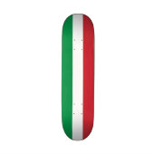 Skateboard mit italienischer Flagge (Vertikal)