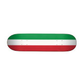 Skateboard mit italienischer Flagge (Horizontal)