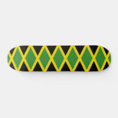 Skateboard mit jamaikanischer Flagge (Horizontal)