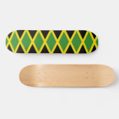 Skateboard mit jamaikanischer Flagge (Horizontal)