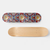 Skateboard mit kolumbianischem Farbdesign (Horizontal)
