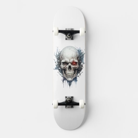 Skateboard mit Kompass (Vorderseite)