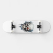 Skateboard mit Kompass (Horizontal)