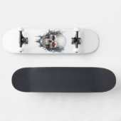 Skateboard mit Kompass (Horizontal)