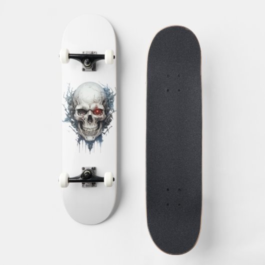 Skateboard mit Kompass (Vorderseite)