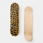 Skateboard mit kühlem Ledergeflecht (Vorderseite)