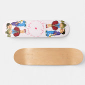 Skateboard mit mehrfacher Liebe - I Liebe You (Horizontal)