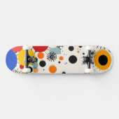 Skateboard mit Muster (Horizontal)
