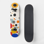 Skateboard mit Muster (Vorderseite)