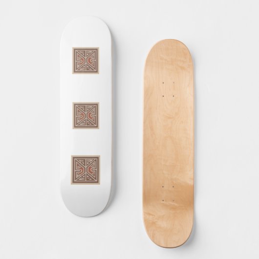 Skateboard mit Papua-Neuguinea-Design (Vorderseite)