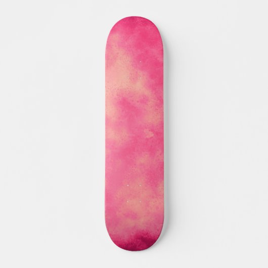 Skateboard mit rosa Sand Cloud-Effekt (Vorne)